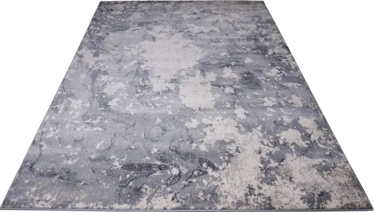 Davide 6' x 9' Area Rug - Gray/Gray