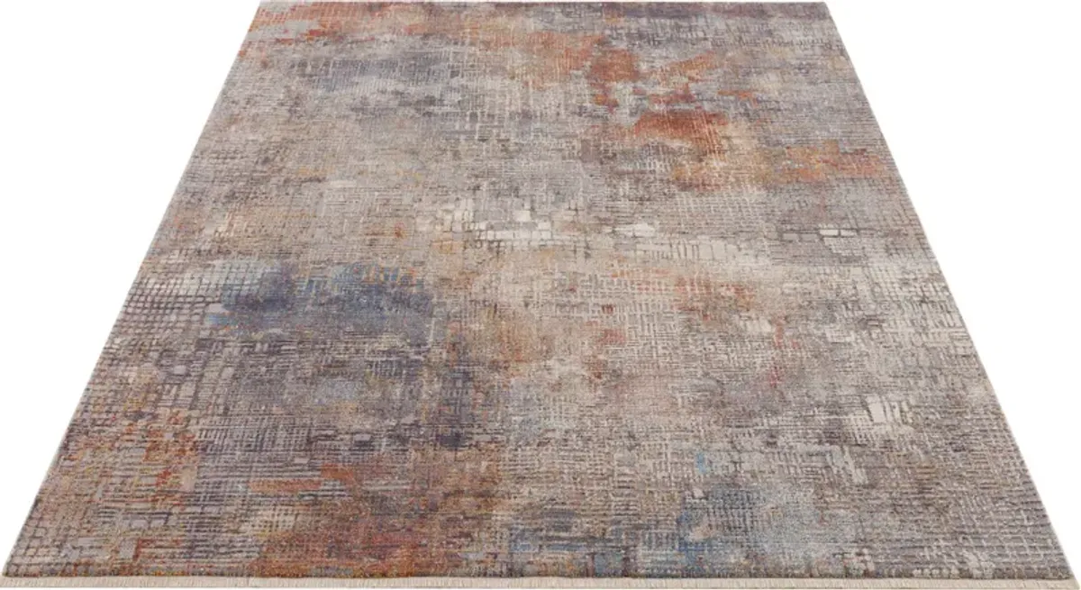 Tasha 5' x 8' Area Rug - Multi Gray