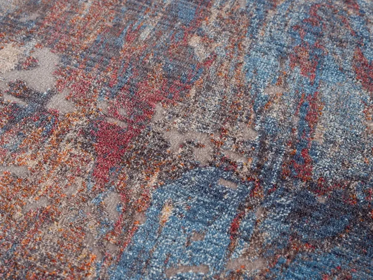 Tasha  5' x 8' Area Rug - Blue