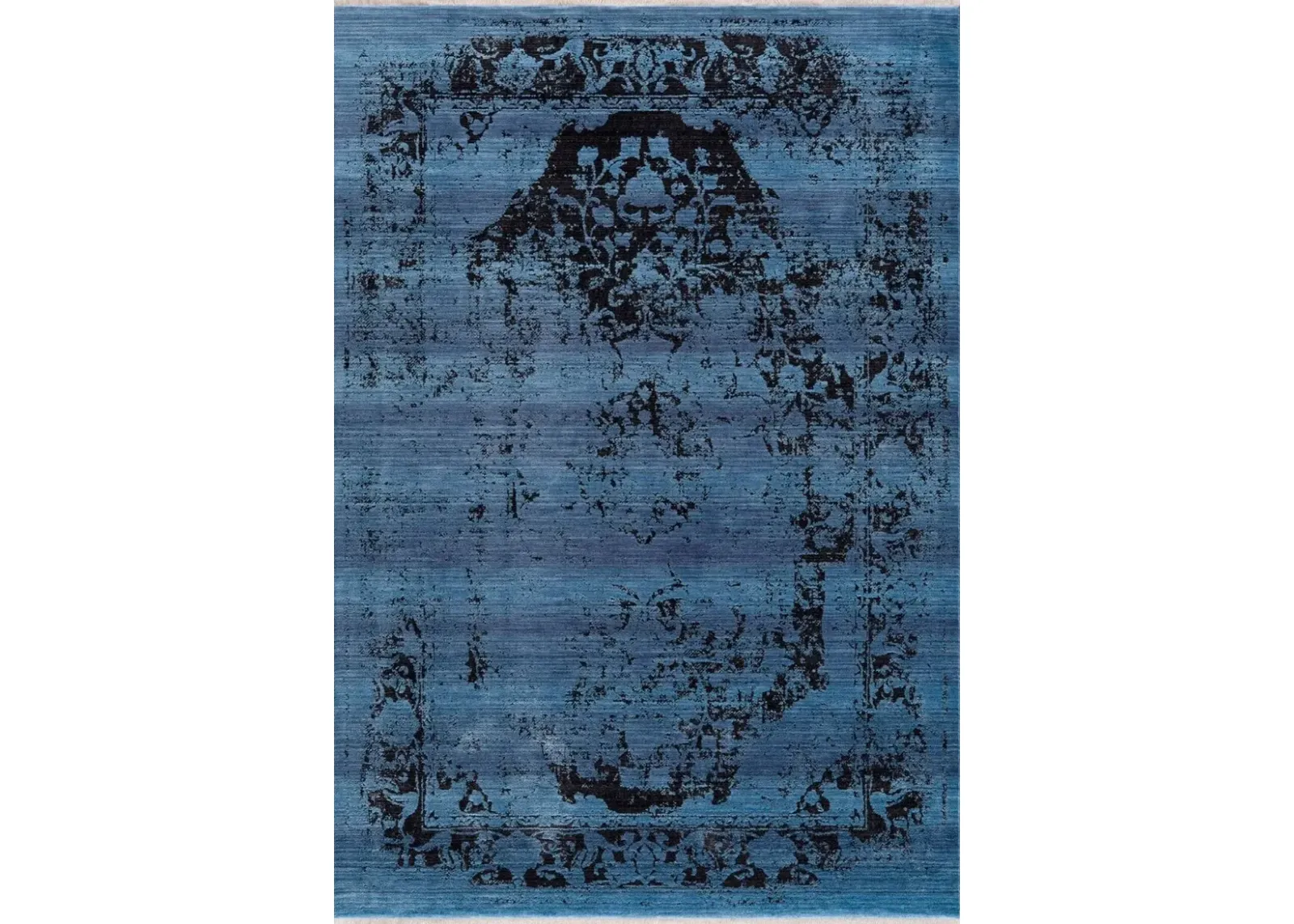 Tasha 5' x 8' Area Rug - Blue/Black