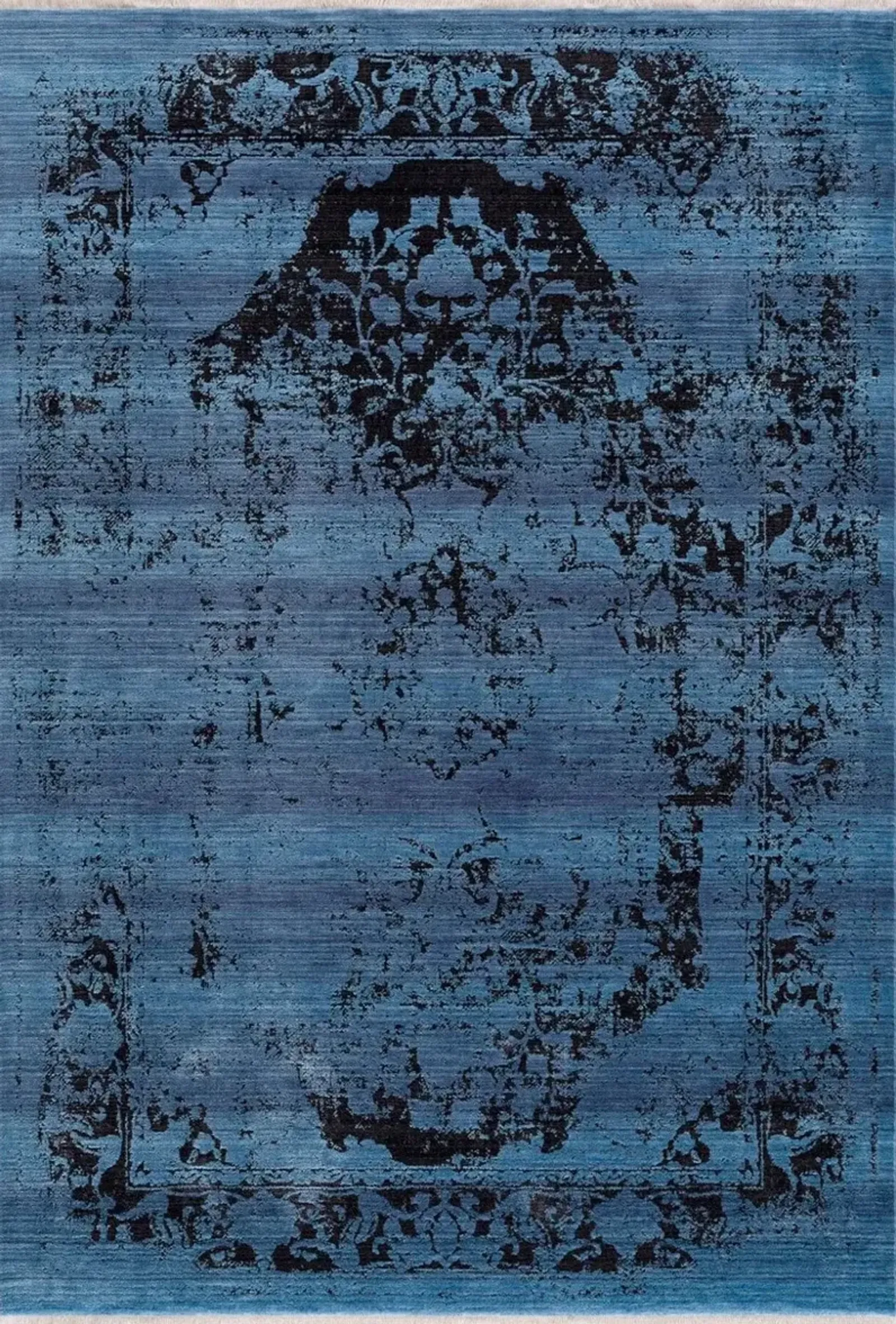 Tasha 5' x 8' Area Rug - Blue/Black