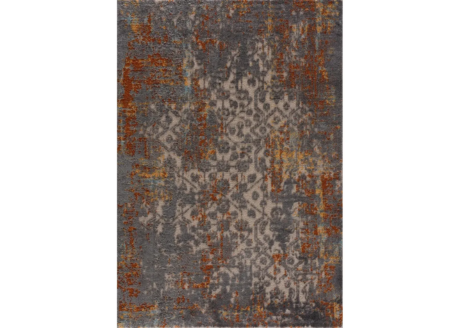 Paige 5' x 8' Area Rug -  Orange