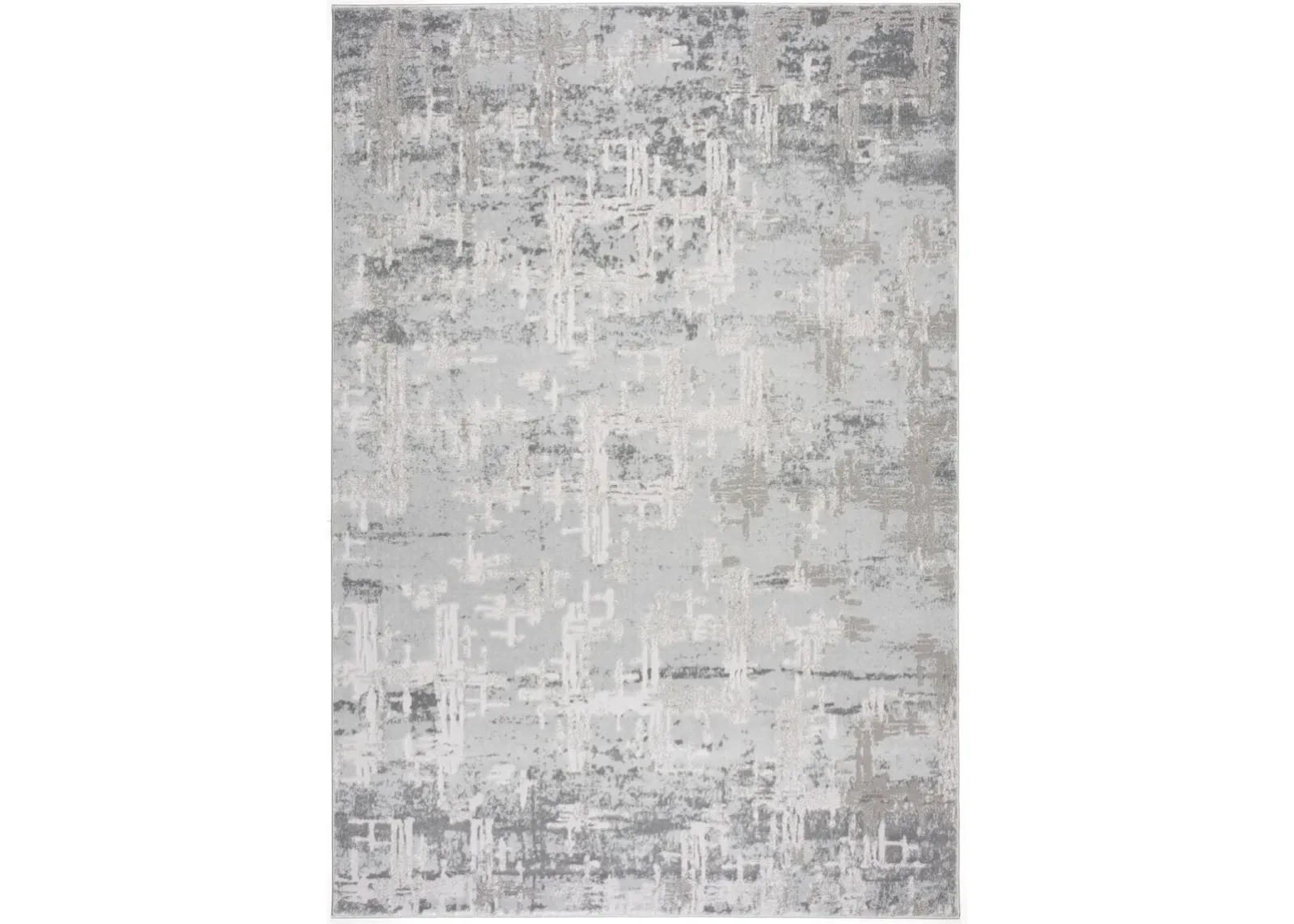 Allen 8' x 10 Area Rug -  Gray/Silver