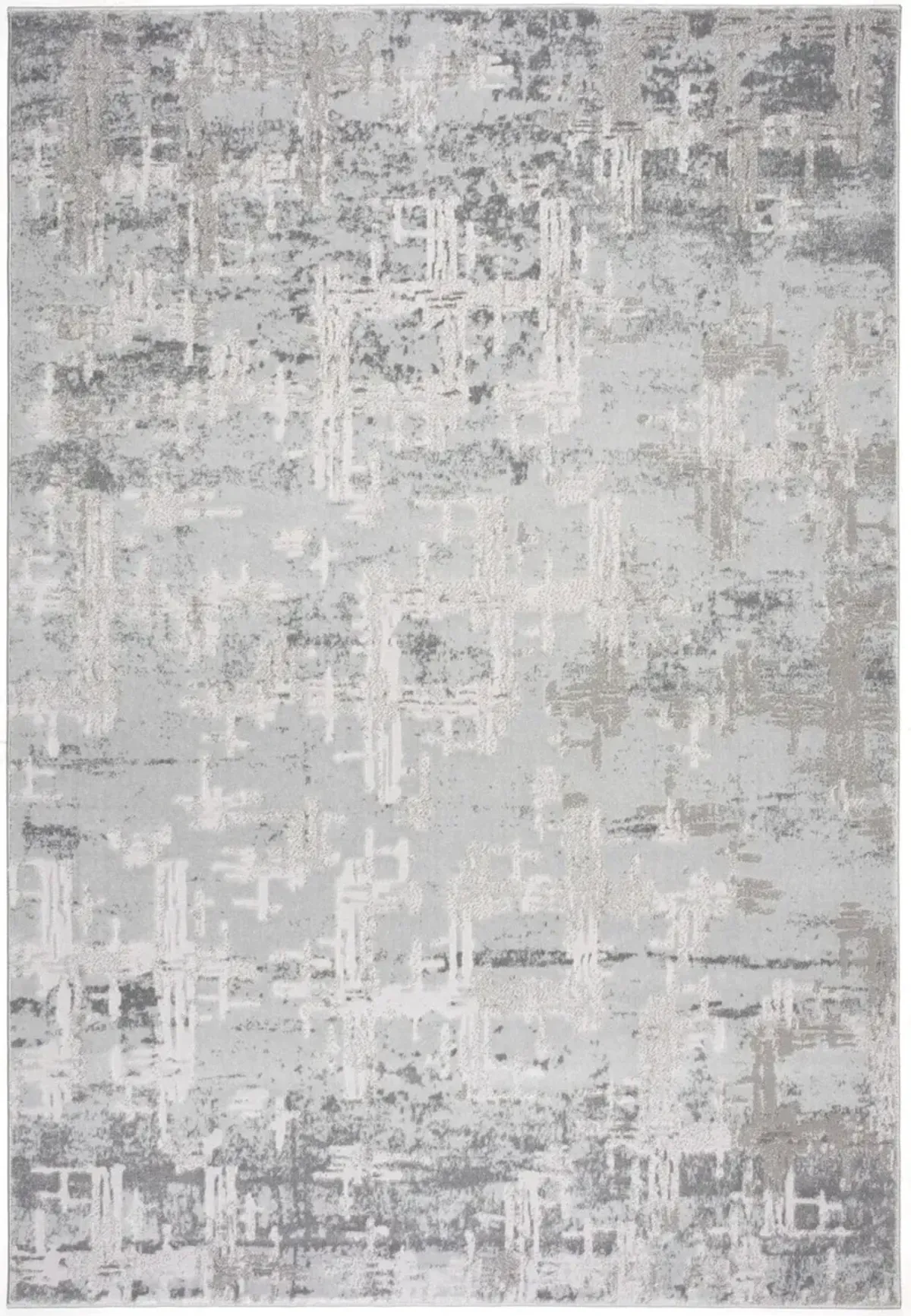 Allen 8' x 10 Area Rug -  Gray/Silver