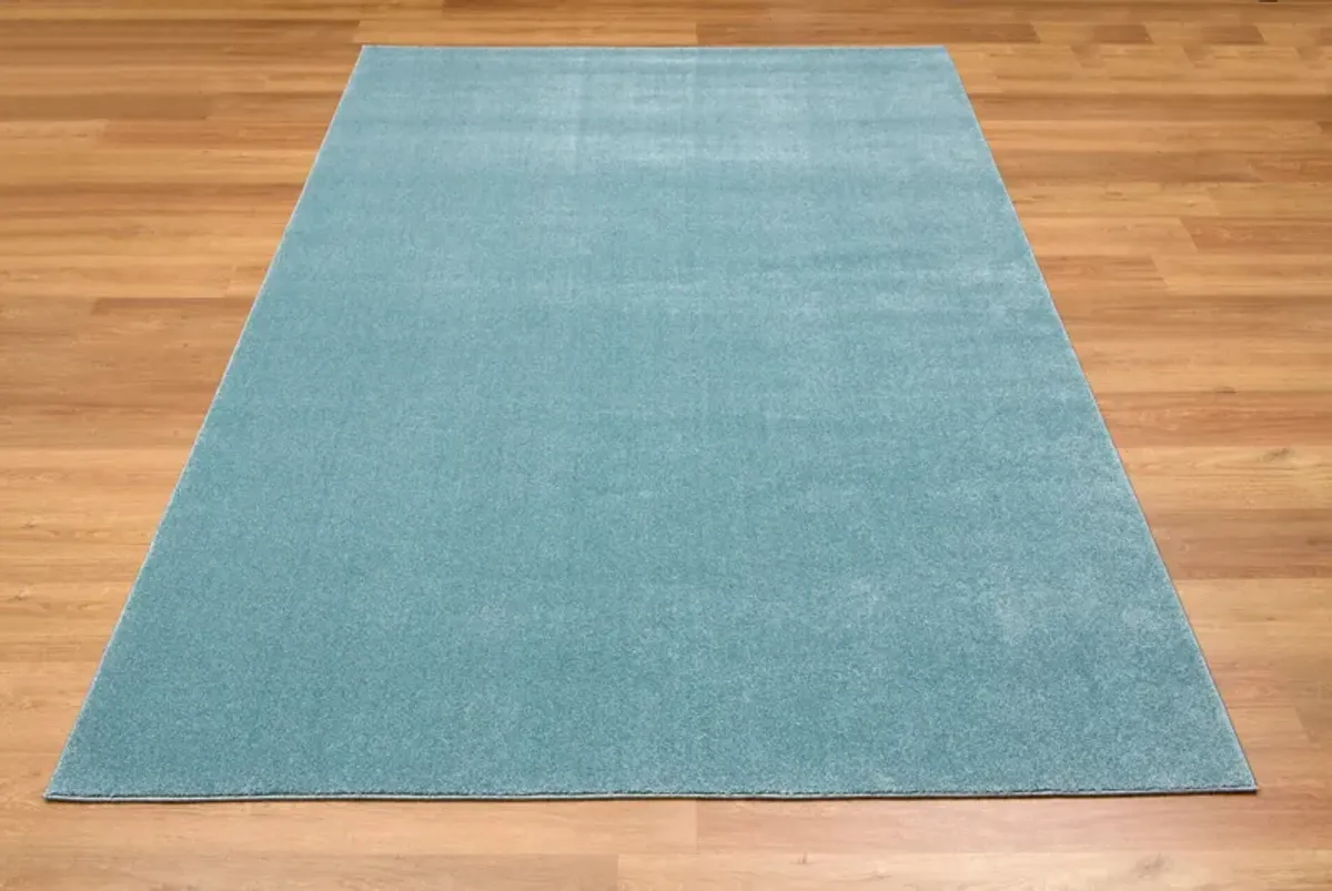 Reece 5' x 8' Area Rug -  Aqua Blue