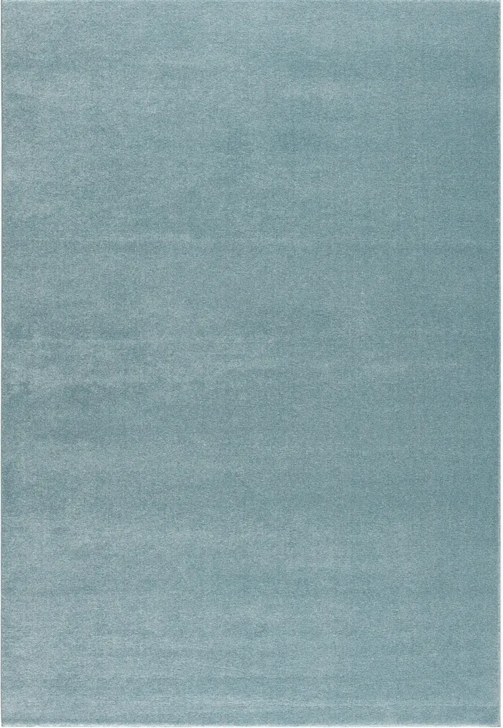 Reece 8' x 10 Area Rug -  Aqua Blue