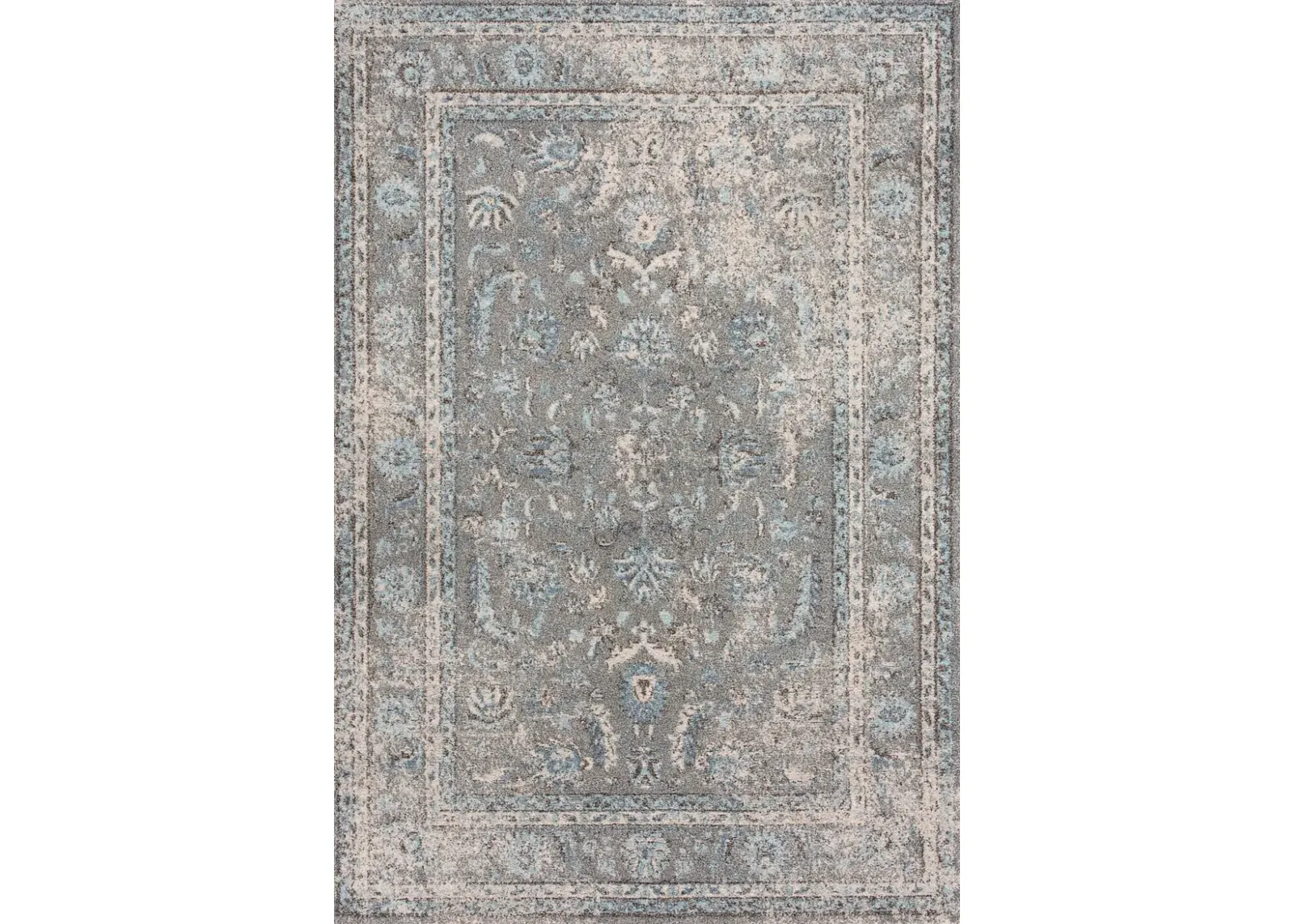 Deji 5' x 8' Area Rug -  Gray/Blue