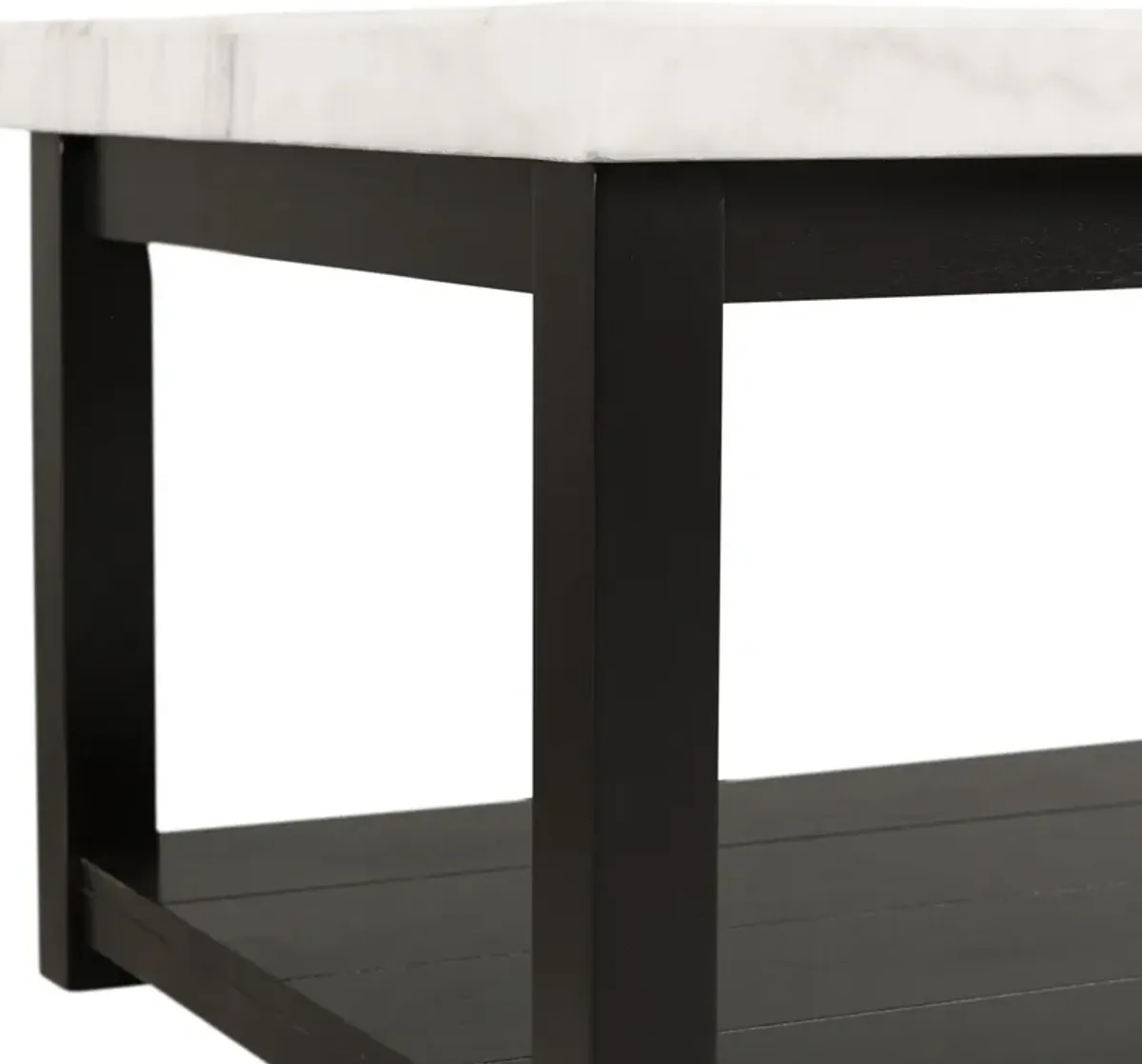 Jordie Marble Square End Table