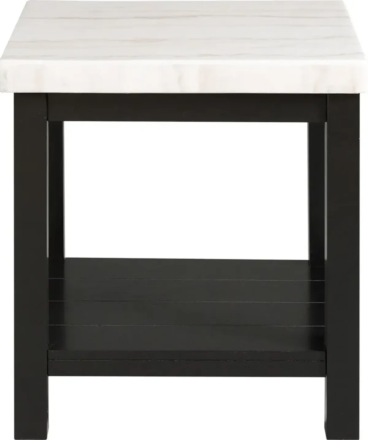 Jordie Marble Square End Table