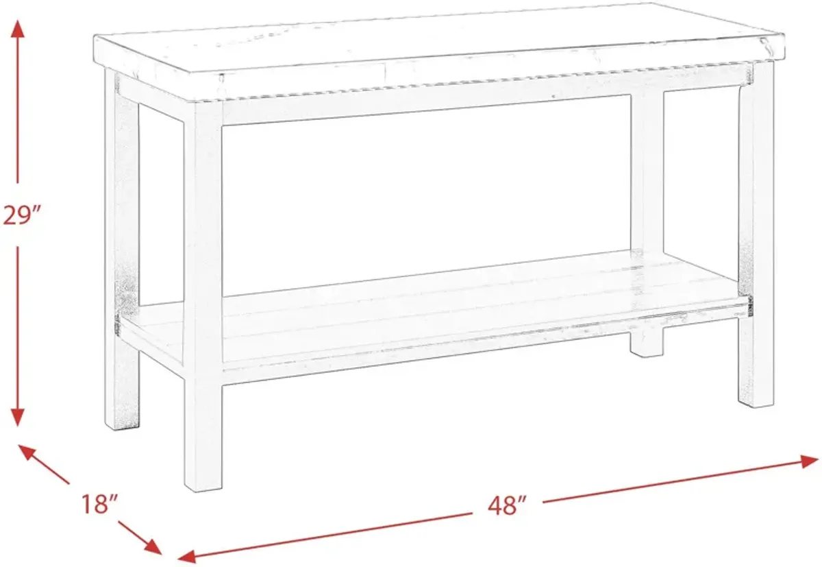 Jordie Marble Console Table