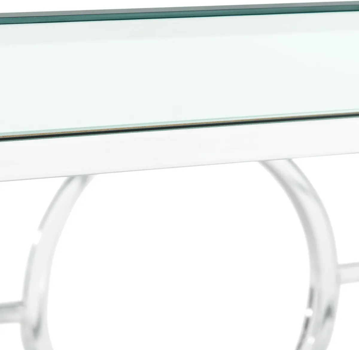 Rehan Square Mirrored End Table