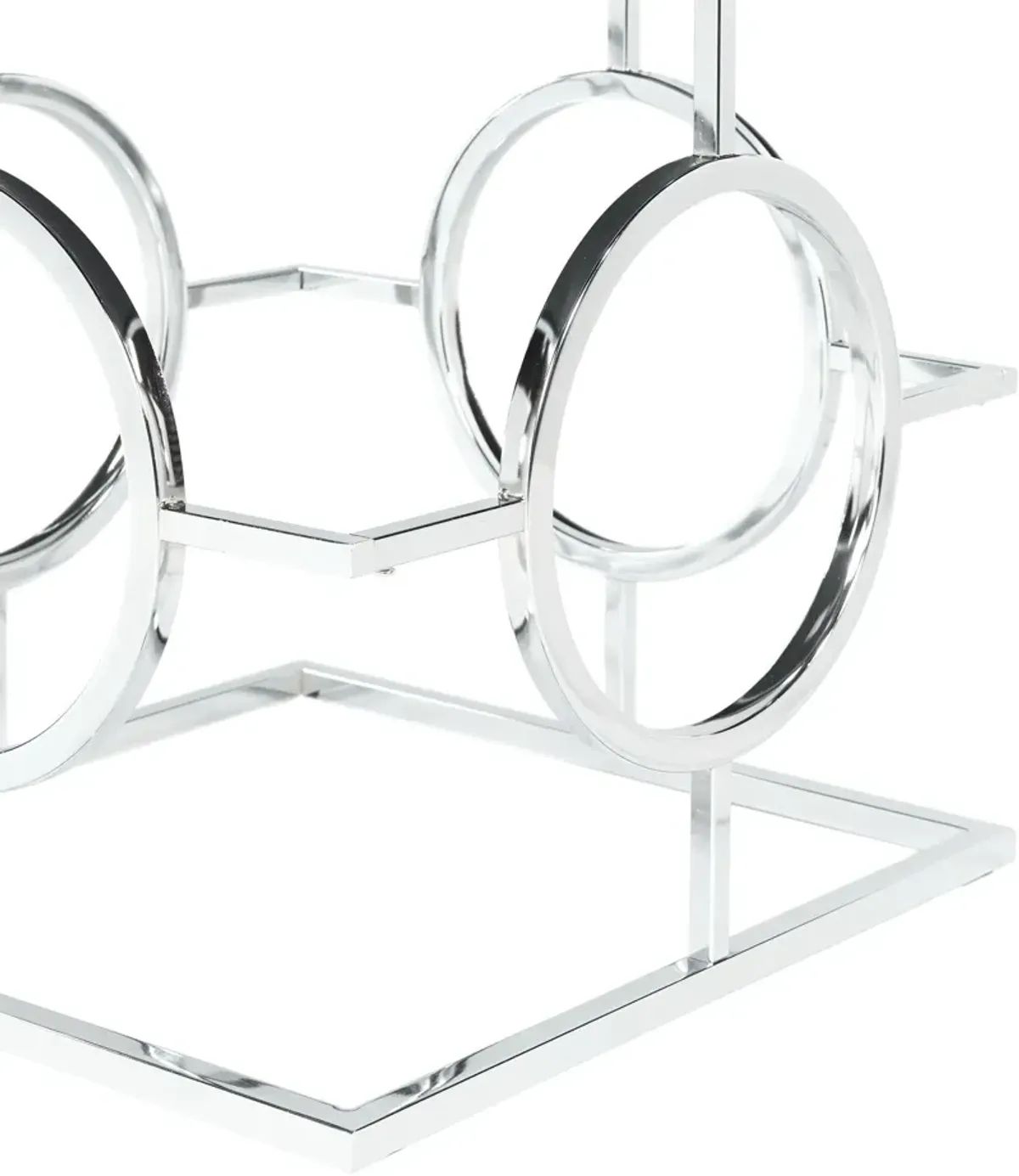 Rehan Square Mirrored End Table