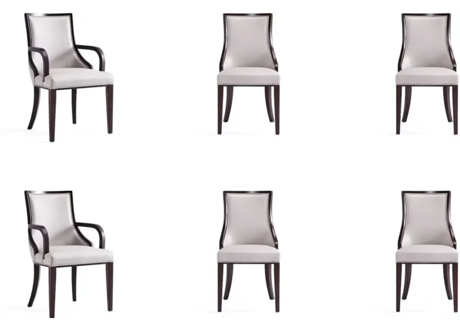 Strato 4 Dining Chairs and 2 Arm Chairs