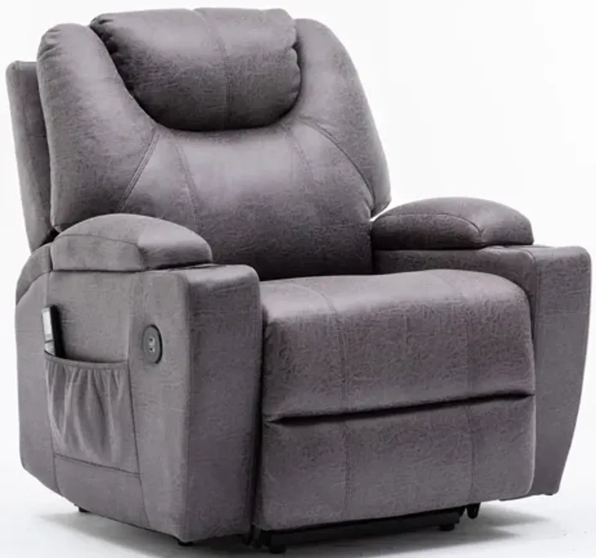 Deans Oversized Power Lift Recliner - Dark Gray