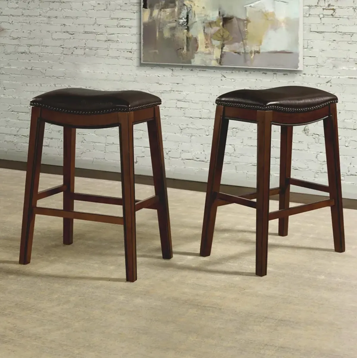 Canby Counter-Height Stool - Brown