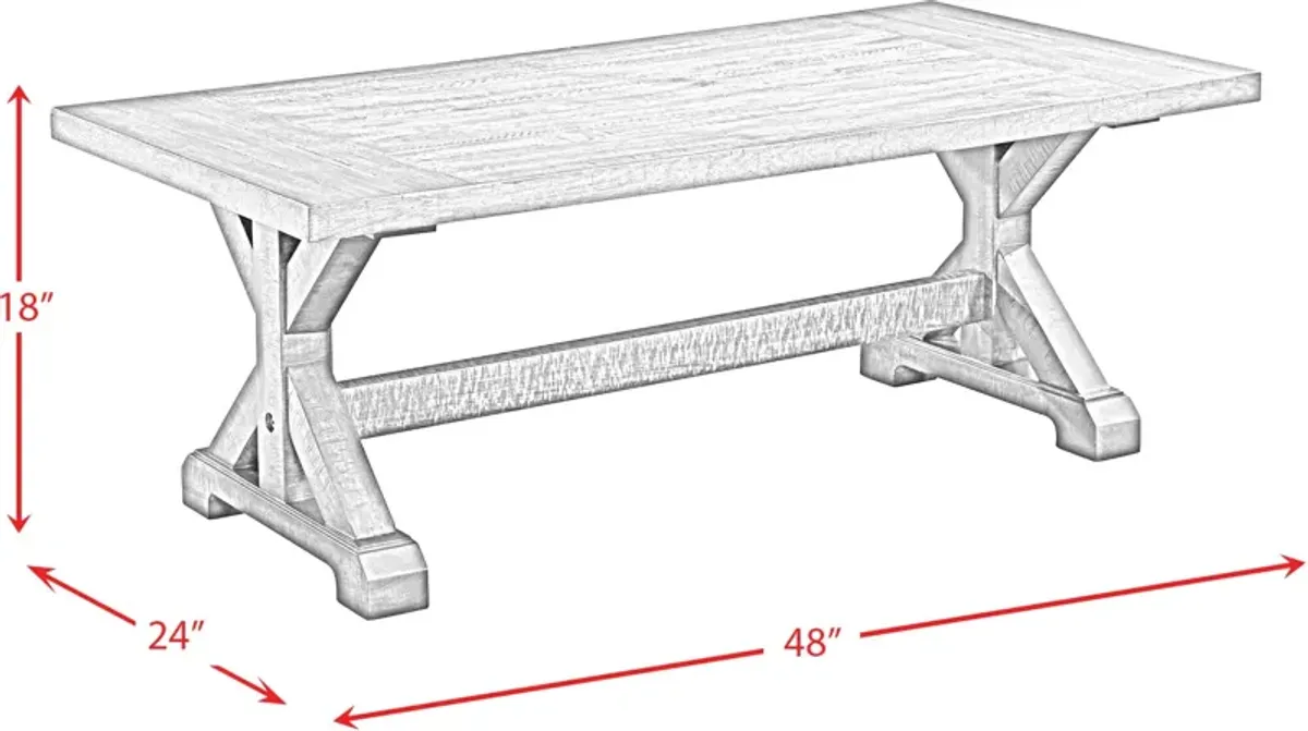 Rysa Trestle Coffee Table