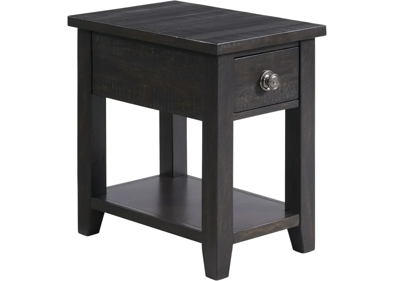 Holland 1-Drawer Side Table with USB Charging