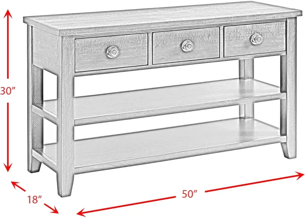 Riele 3-Drawer Console Table