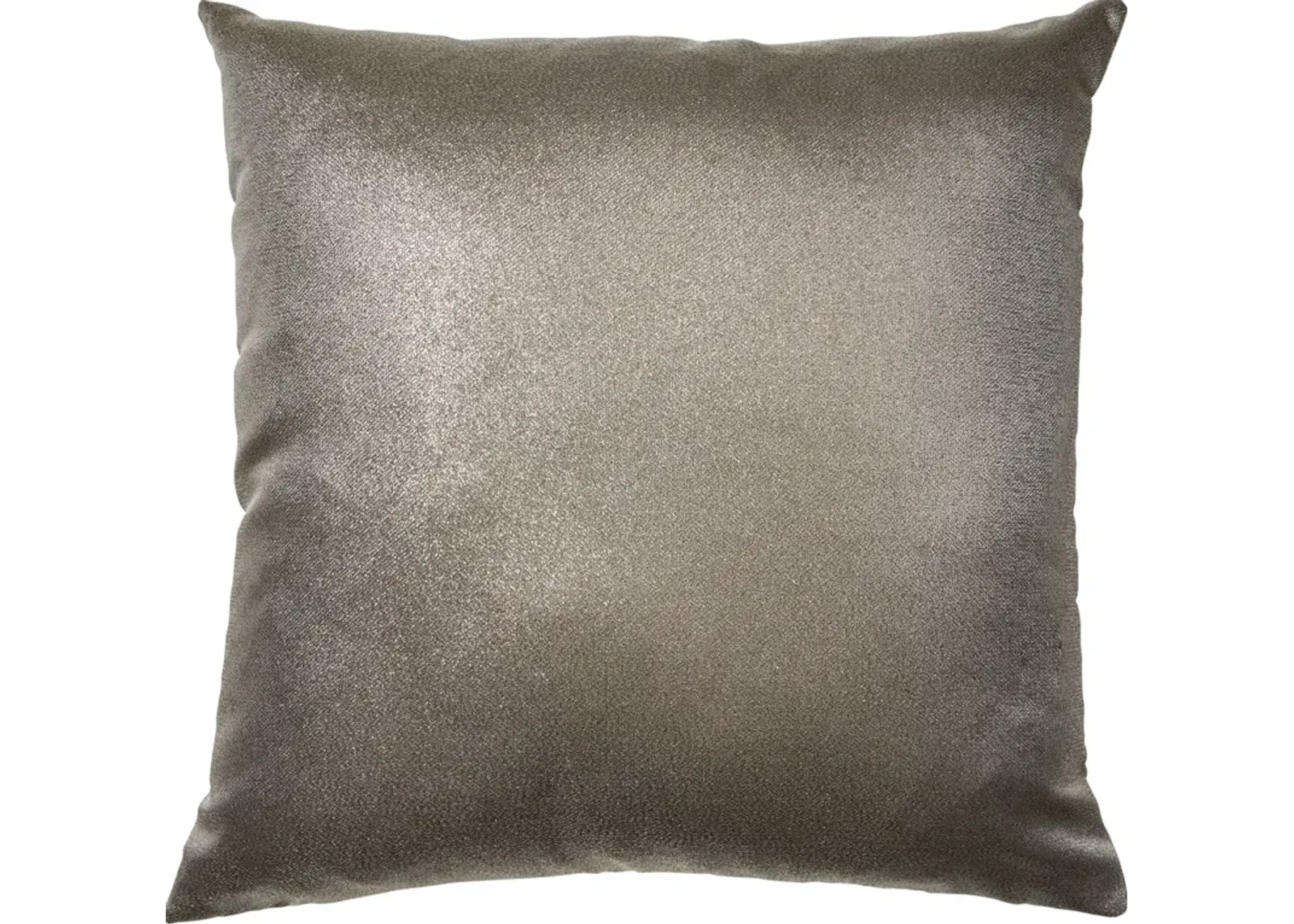 Metallic 22" x 22" Pillow - Bronze