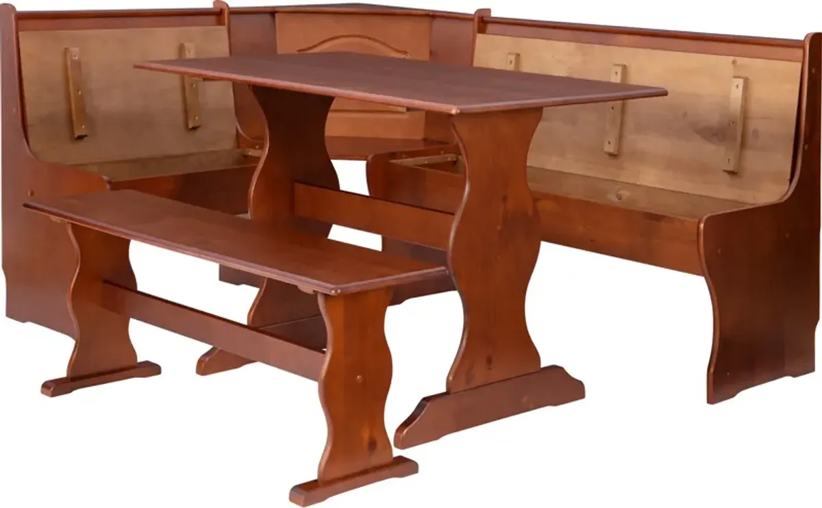 Chelsea Dining Table, Banquette and Bench - Walnut