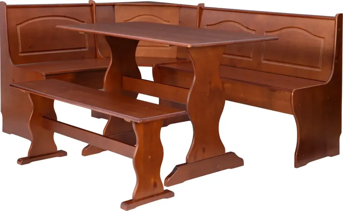 Chelsea Dining Table, Banquette and Bench - Walnut