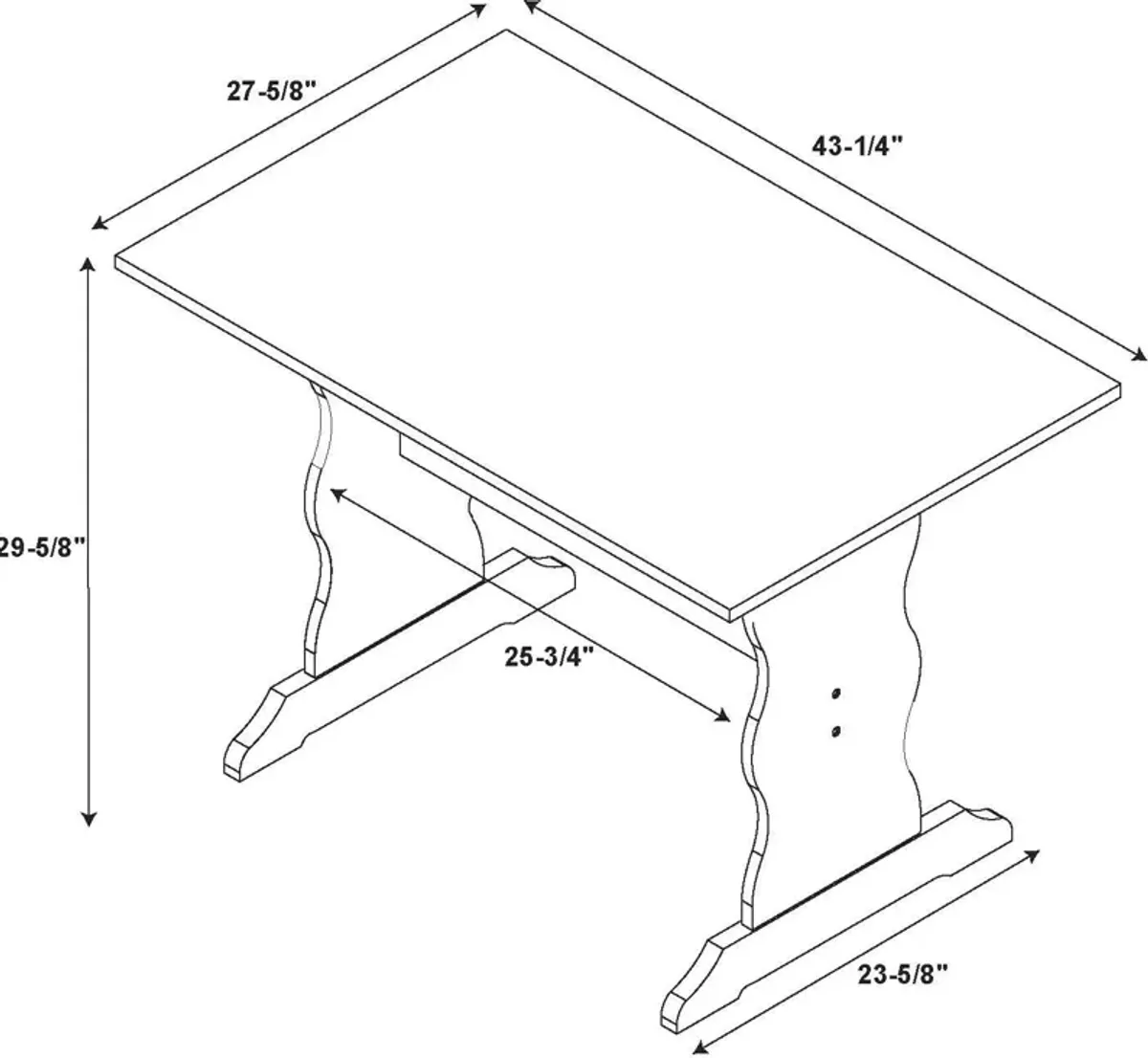 Chelsea Table - Walnut