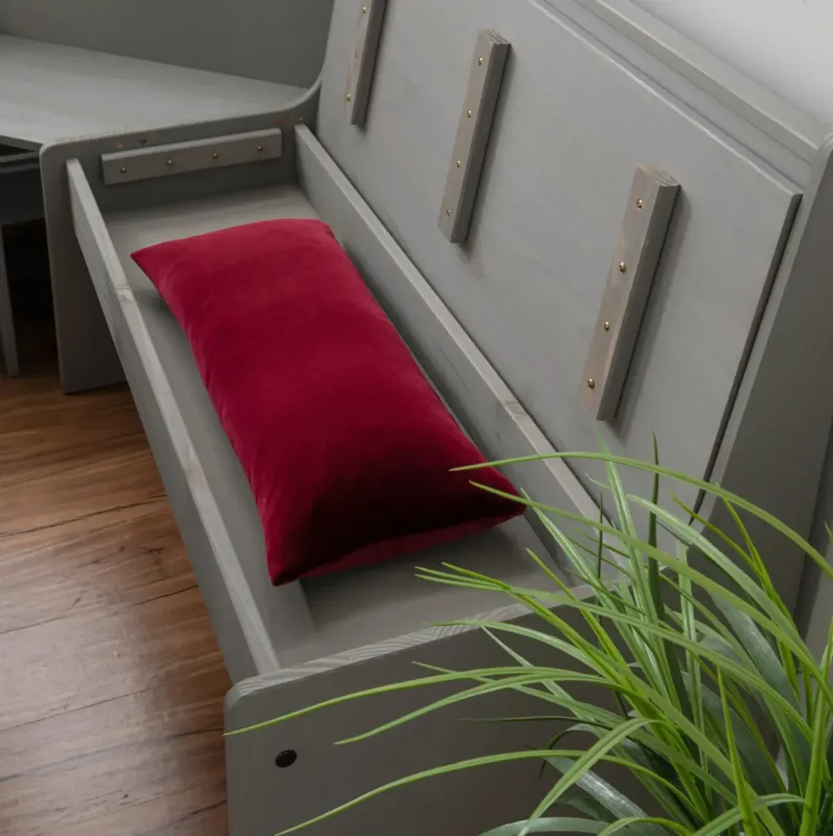 Sunday Dining Table, Banquette and Bench - Gray