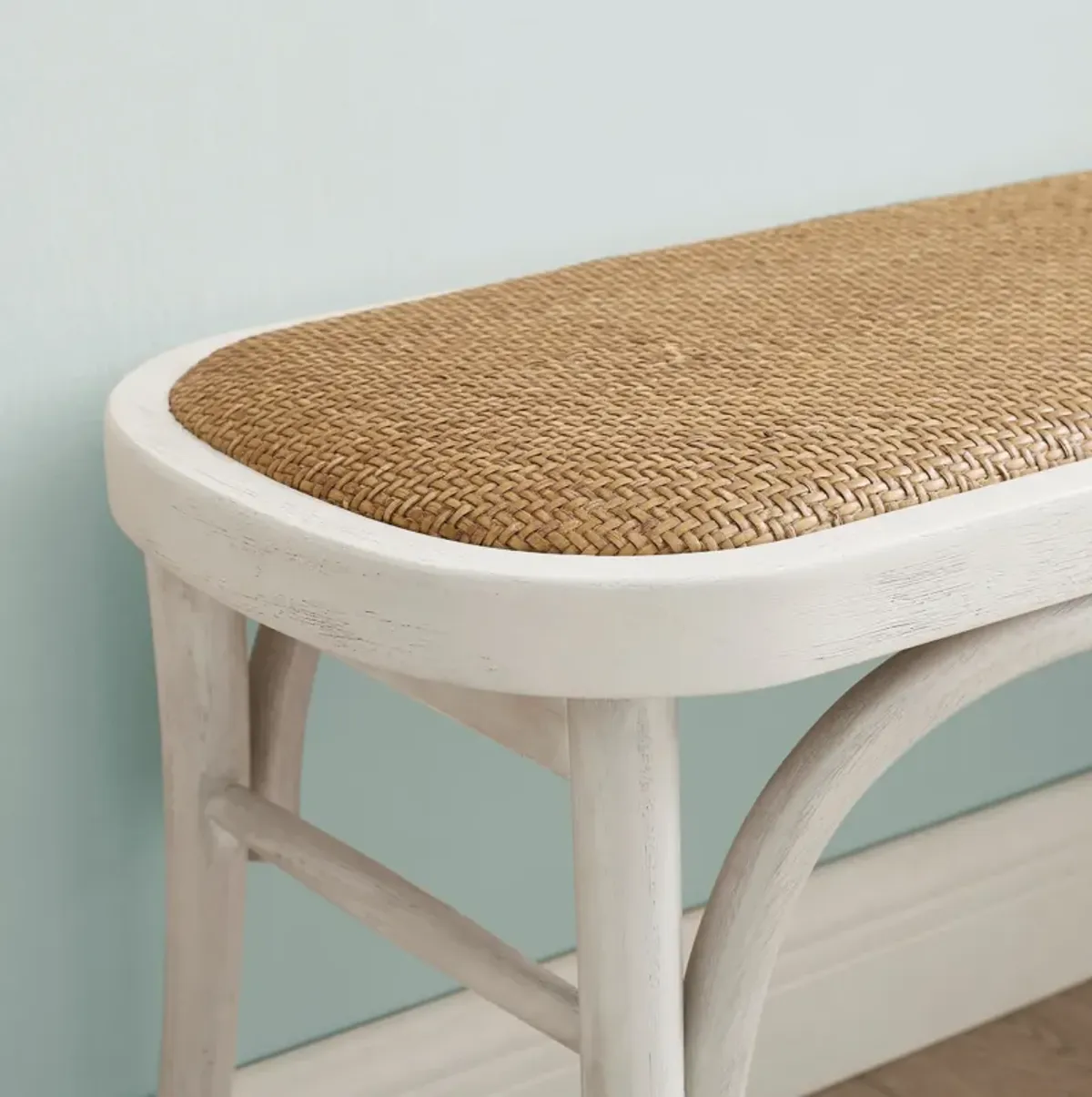 Breton Bench - White