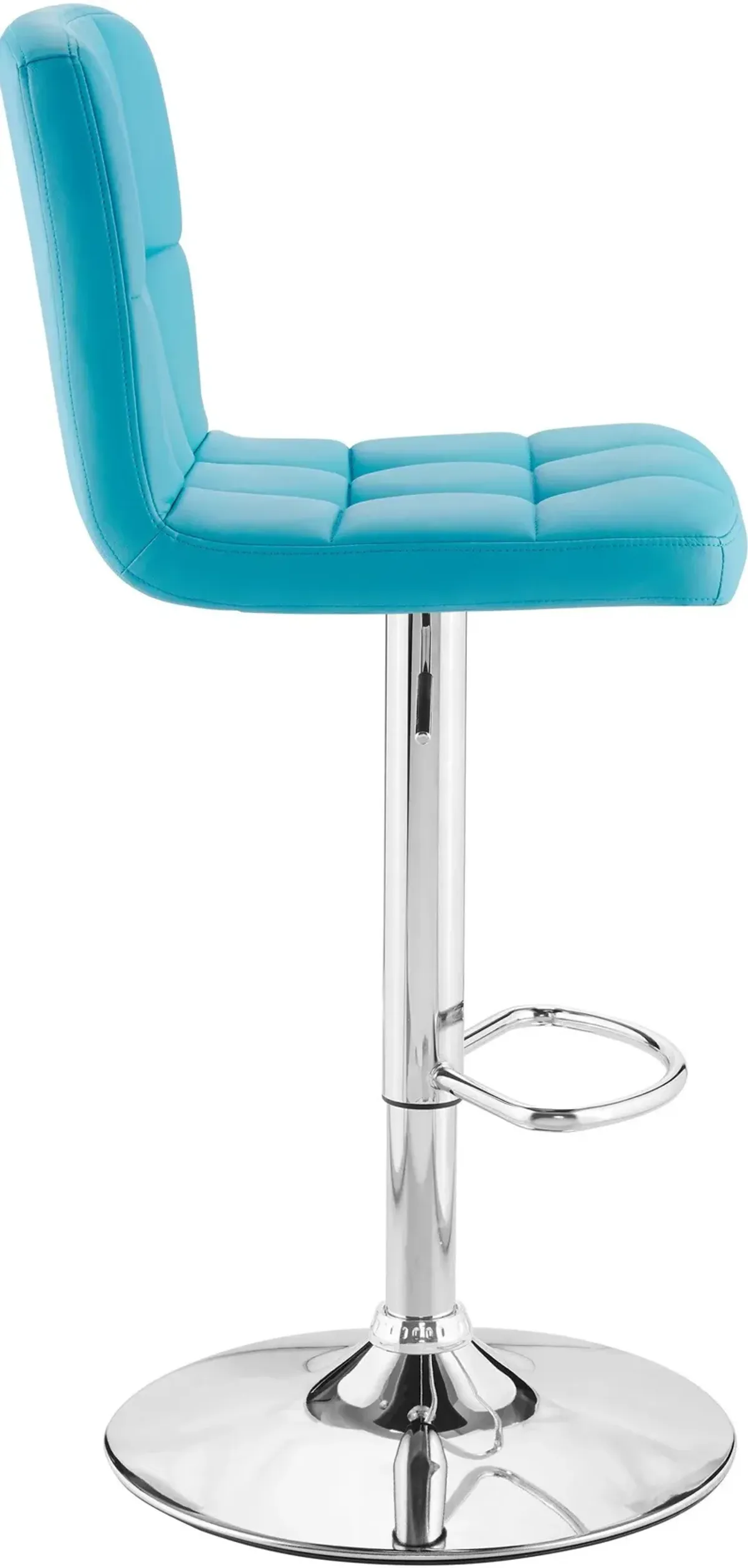 Dustin Table and 2 Avani Bar Stools - Teal