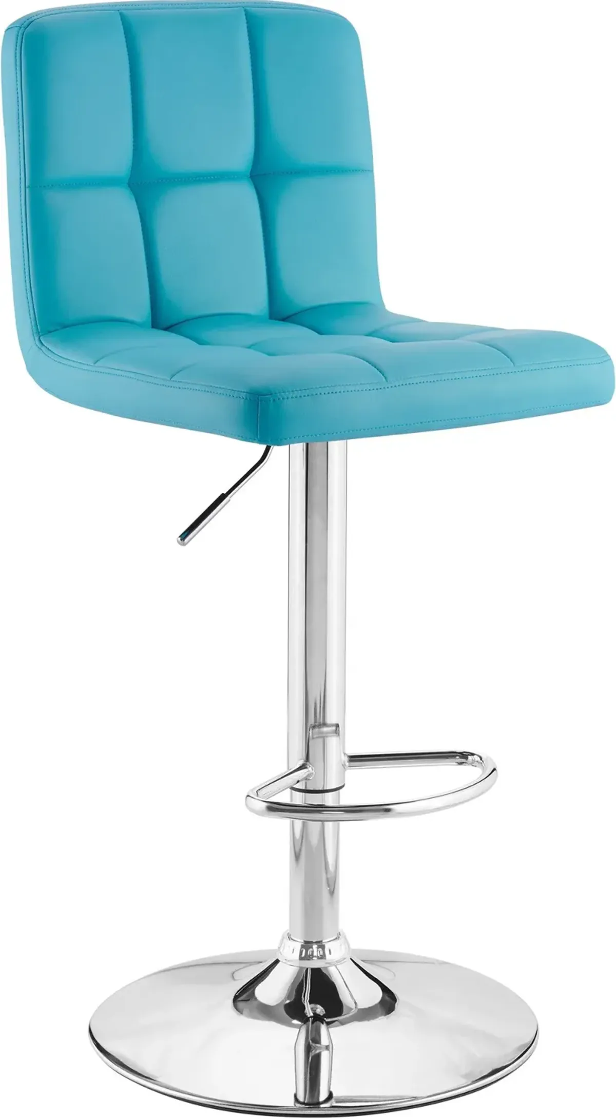 Dustin Table and 2 Avani Bar Stools - Teal