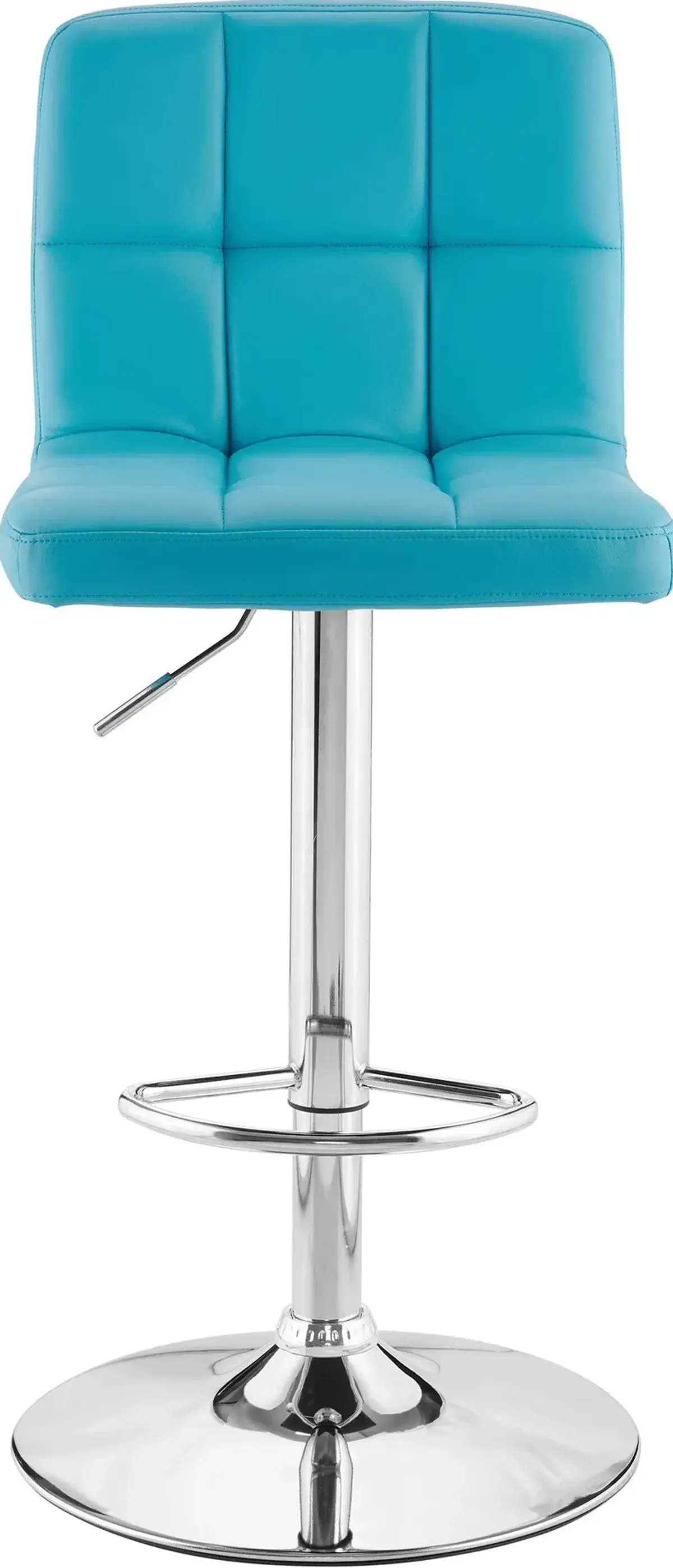 Dustin Table and 2 Avani Bar Stools - Teal