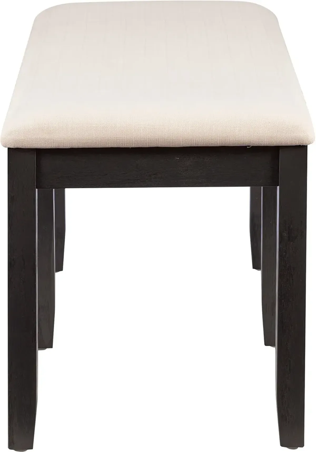 Rozon Backless Dining Bench - Dark Cherry