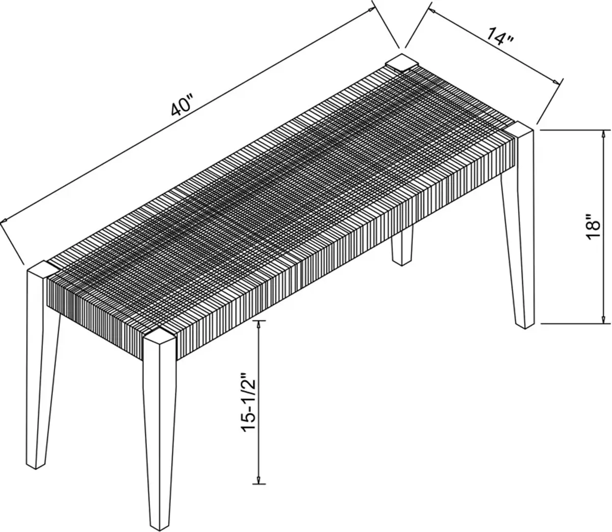 Vittorio Dining Bench