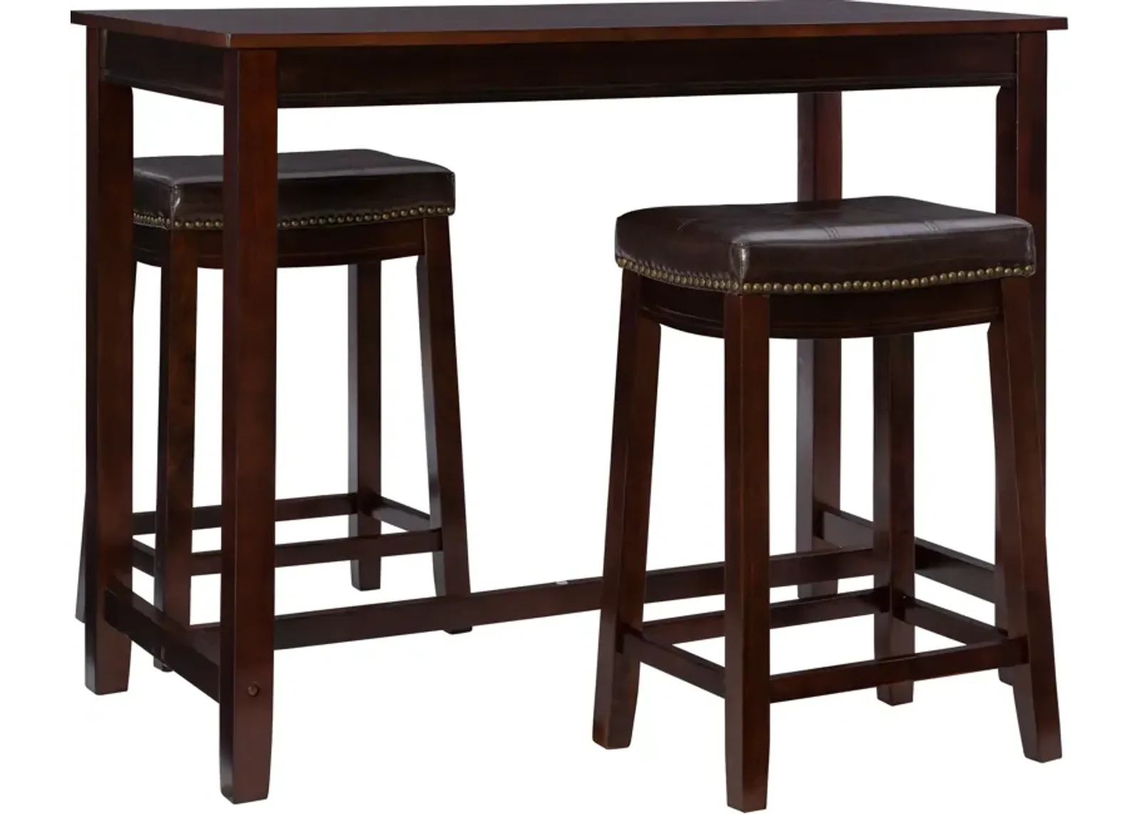 Wilcox 3-Piece Counter-Height Dining Set - Brown