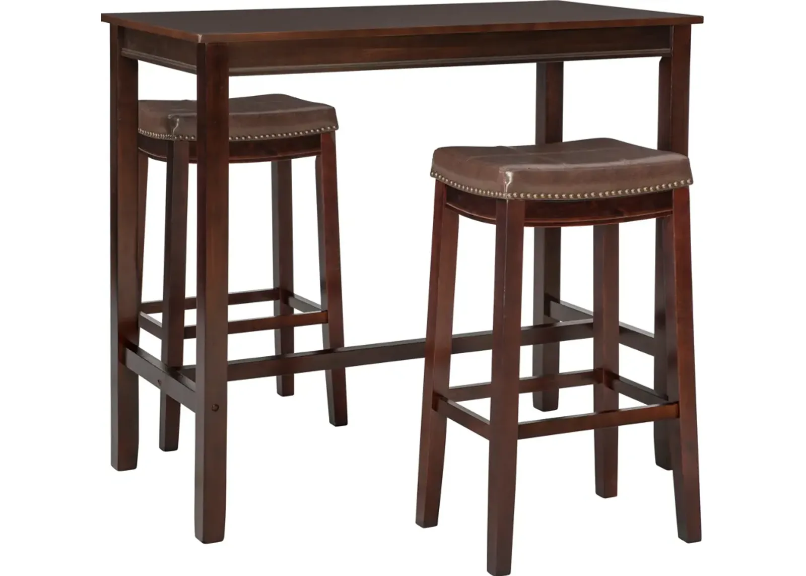 Wilcox 3-Piece Bar Set - Brown