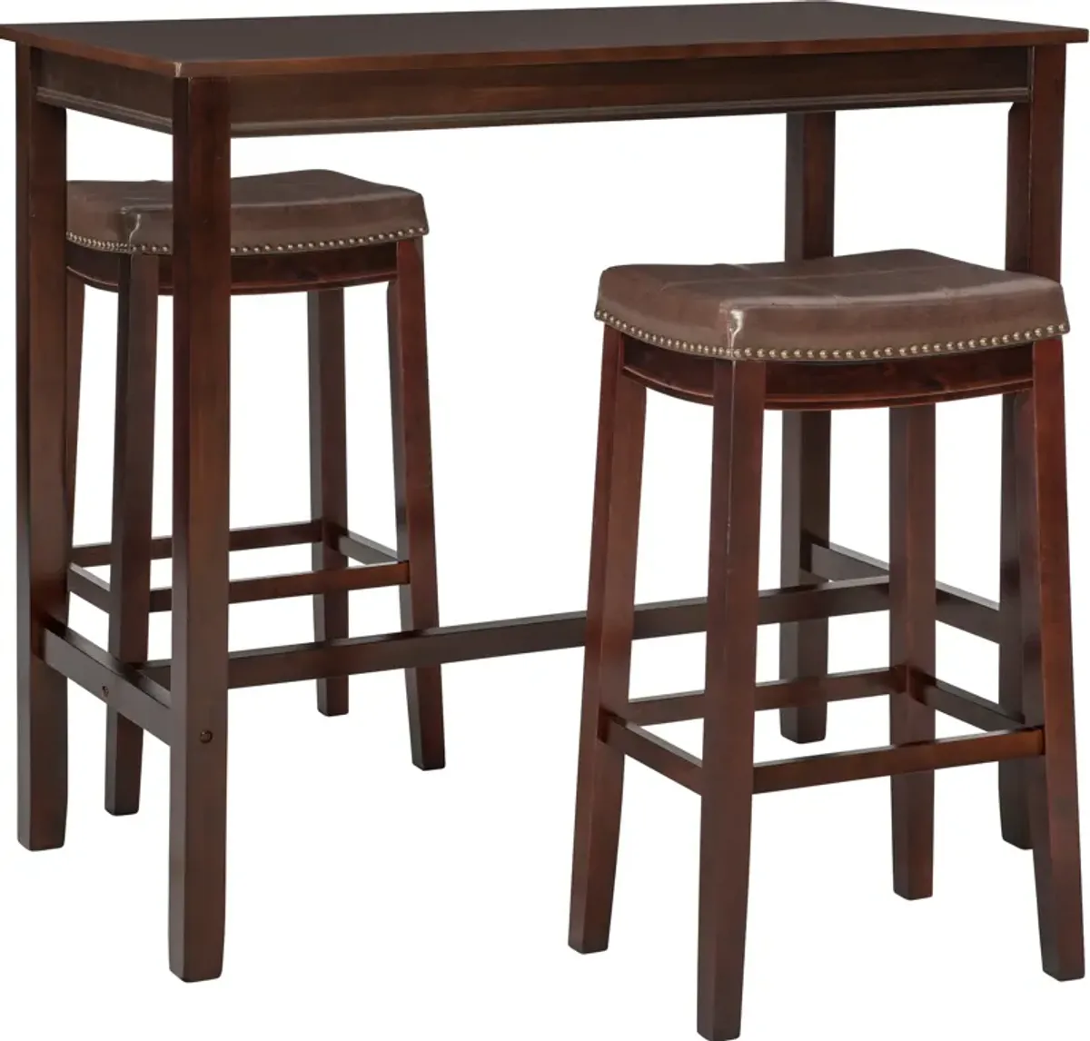 Wilcox 3-Piece Bar Set - Brown