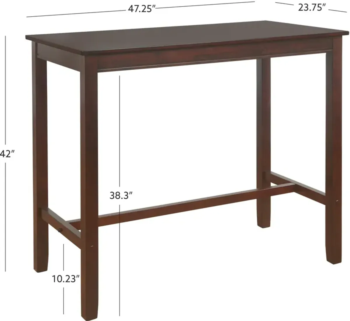 Wilcox Bar Table - Brown