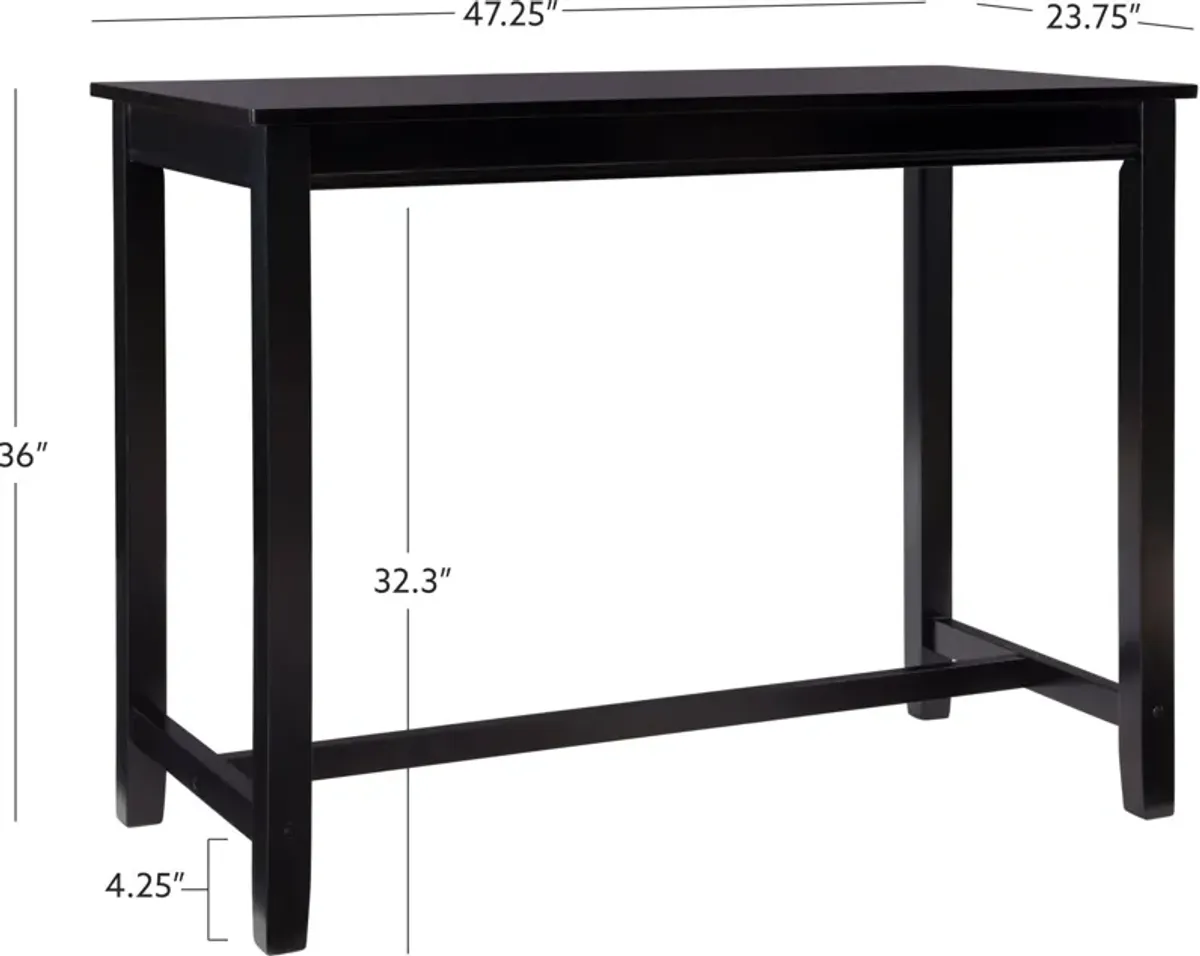 Wilcox Counter-Height Table - Black