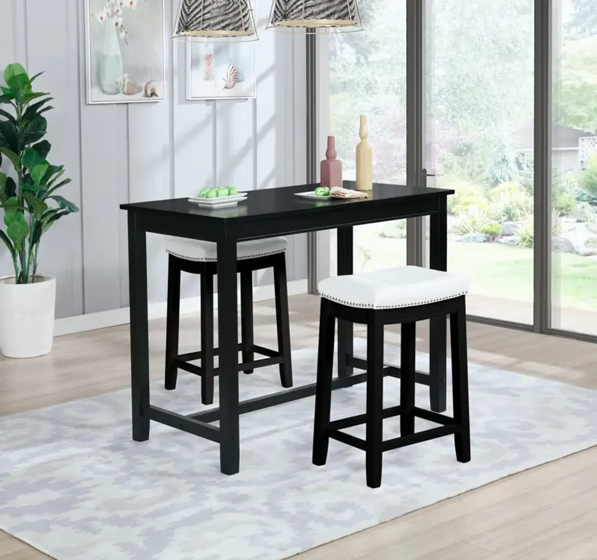 Wilcox Counter-Height Table - Black