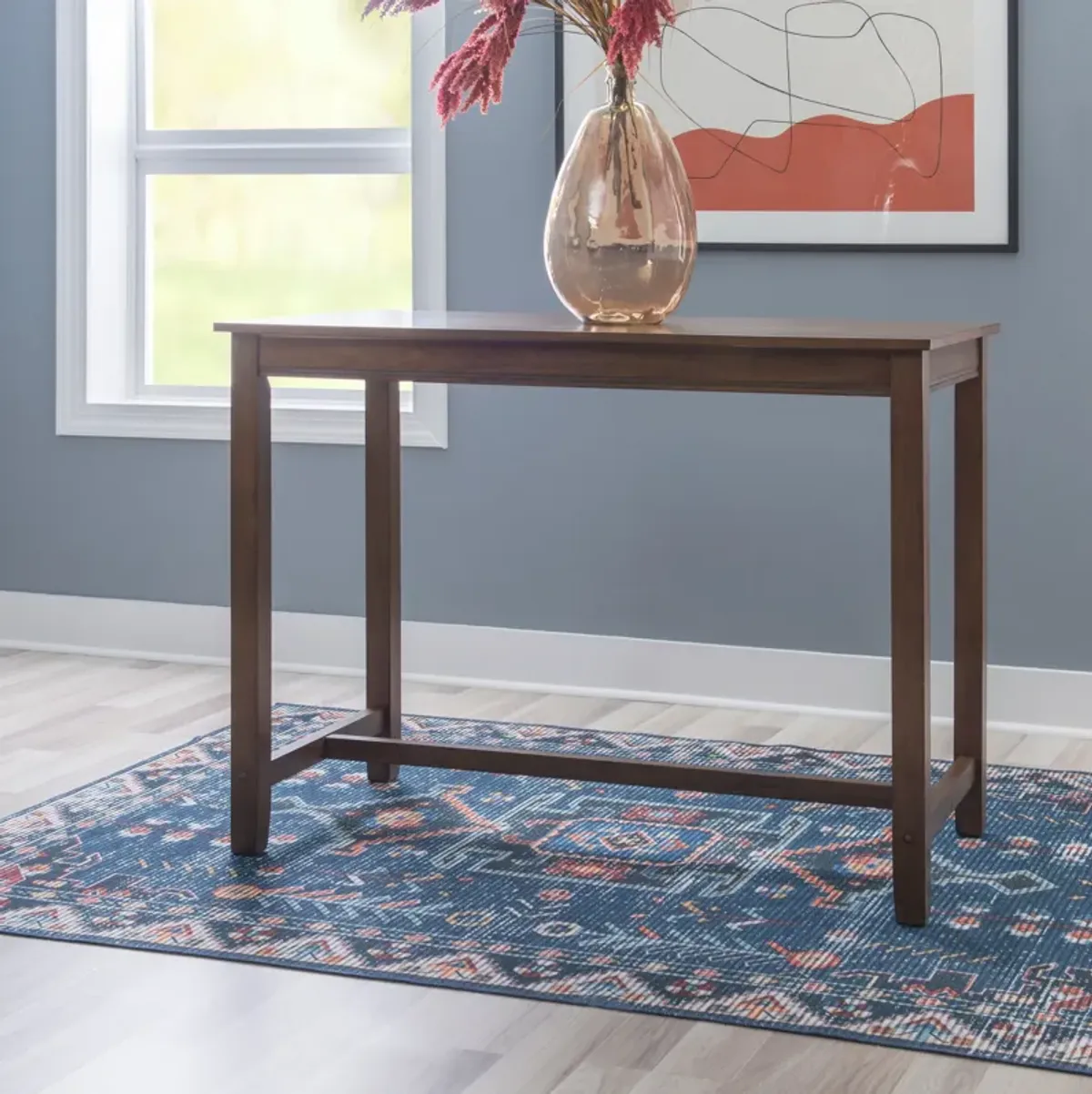 Wilcox Counter-Height Table - Rustic Brown