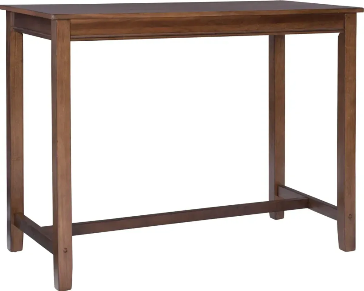 Wilcox Counter-Height Table - Rustic Brown