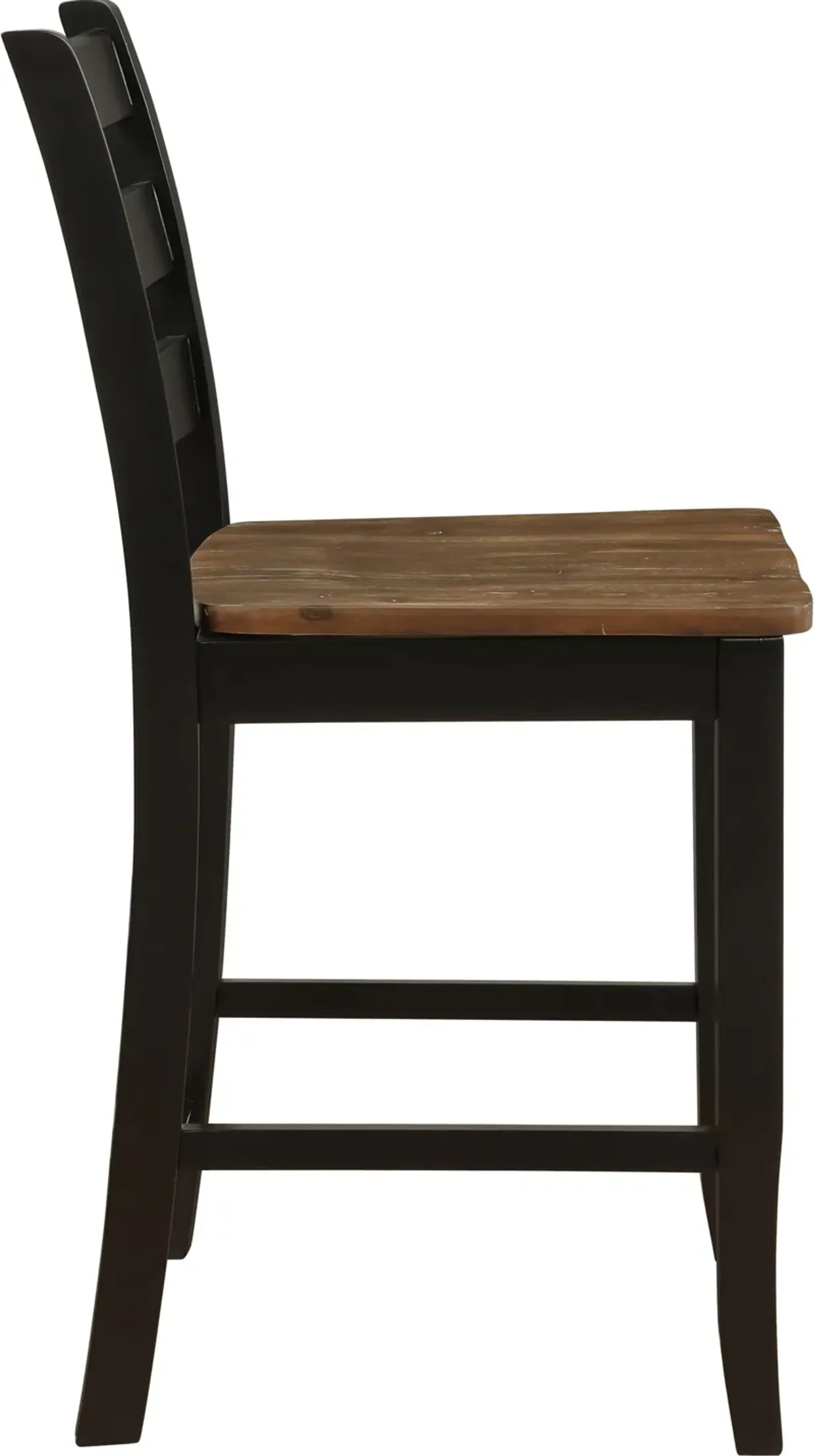 Levy Drop-Leaf Counter-Height Dining Table and 2 Stools - Black ...
