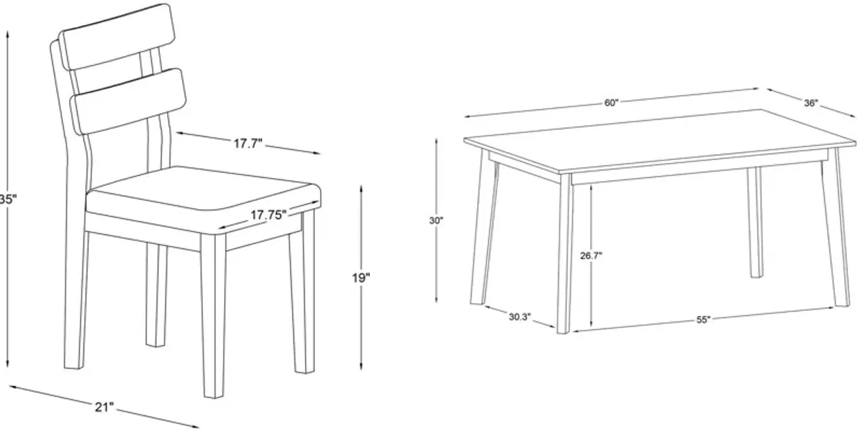 Moira 7-Piece Dining Set