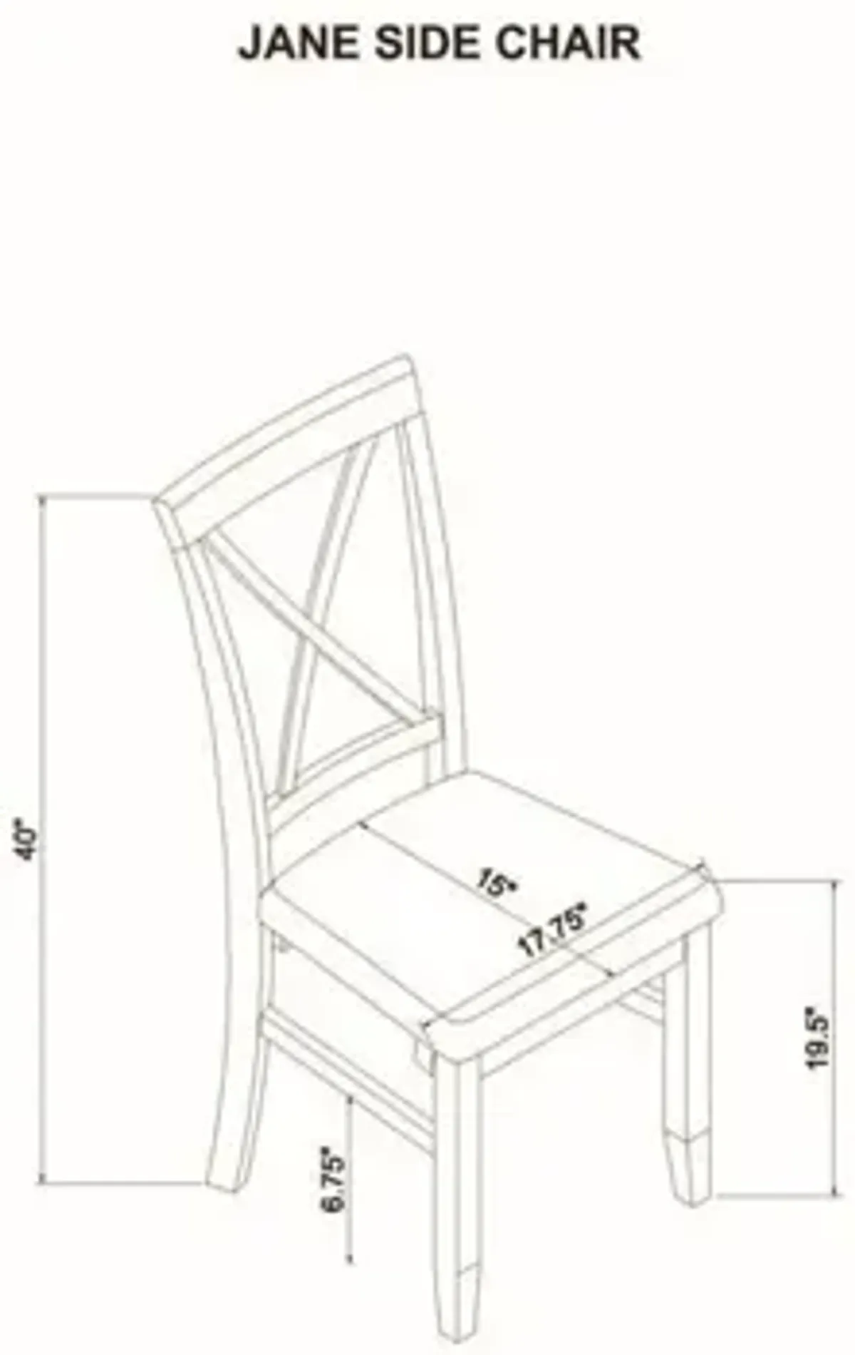 Bassett 5-Piece Dining Set - Honey/White