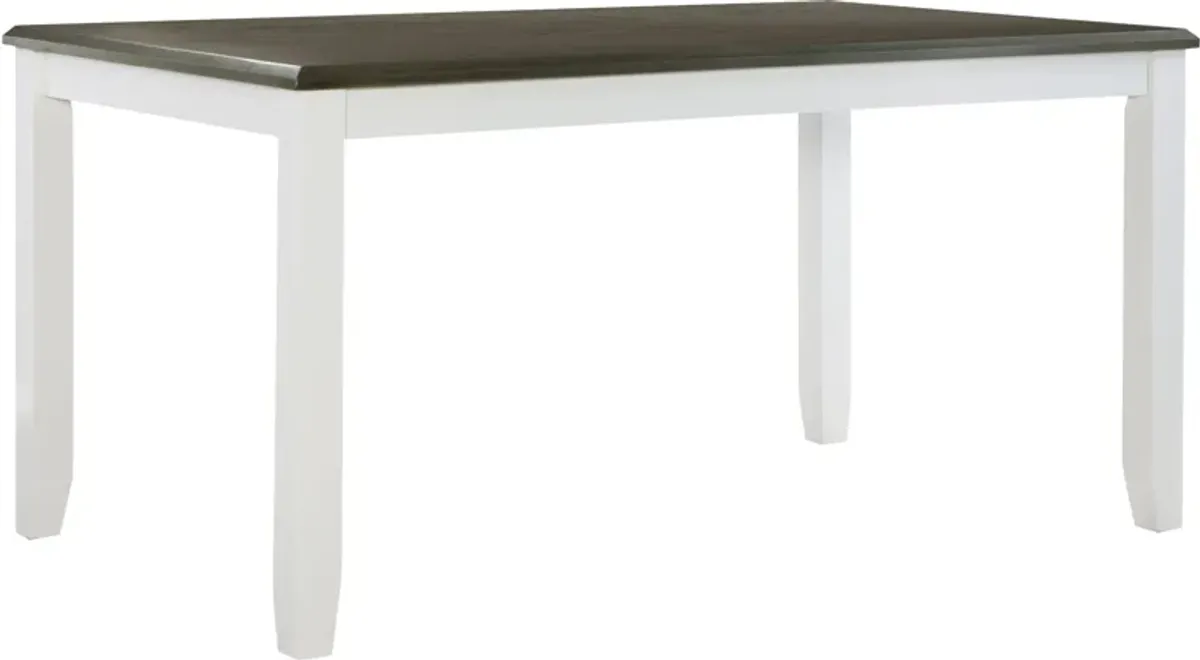 Bassett Dining Table - Gray/White