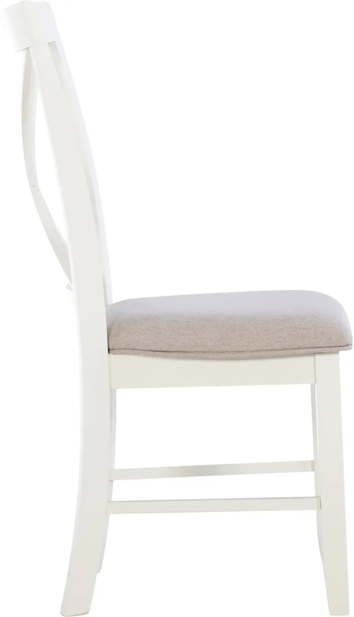 Bassett Set of 2 Dining Chairs - Gray/White