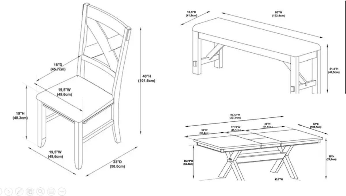 Mullens 6-Piece Dining Set