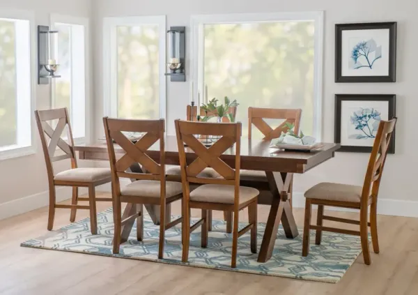 Mullens Dining Table and 6 Side Chairs