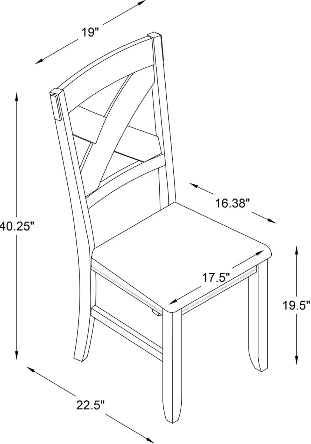 Mullens Set of 2 Dining Chairs