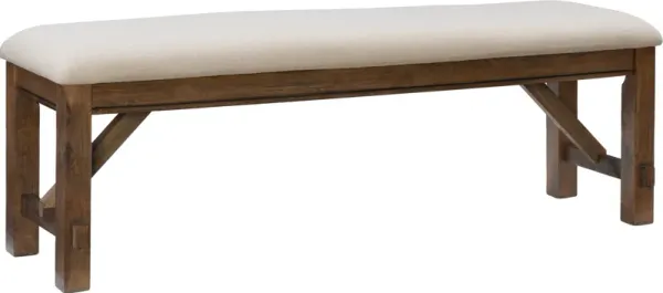 Tonja Dining Bench - Brown